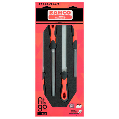 Module mousse Fit&Go 1/3, limes ERGO™ - 4 Pcs emballage individuel - Bahco | FF1E5015EH
