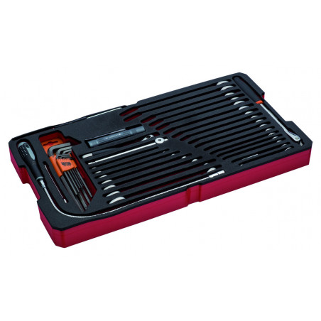 Jeu de clés, module mousse pour 4750RCHDW01 Caisse rigide à usage intensif - 39 pcs - Bahco | FF2B13