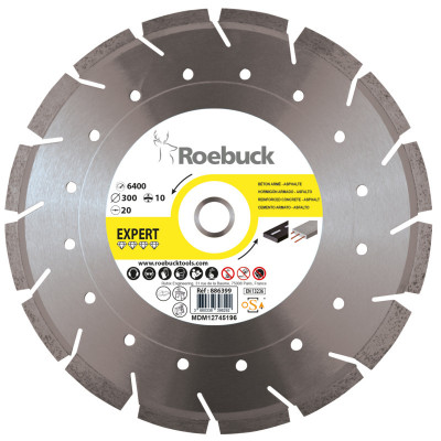 Disque diamant béton armé, asphalte "expert" (multichoix) - ROEBUCK | 886401
