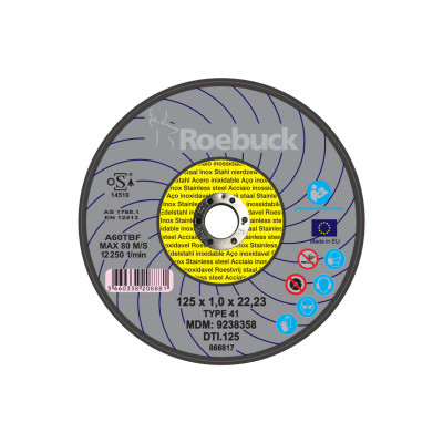 DISQUE DTI.125 - D.125X1 TRONCONNAGE - INOX - ROEBUCK | 866817