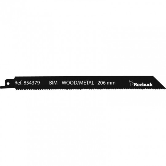 2 Lames Scie Sabre 240 Mm Pour Métal, Bois, Brique - Compatible Einhell, Bosch, DeWalt - Denture Agressive, Haute Durée De Vie