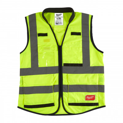 GILET PREMIUM HAUTE VISIBILTÉ JAUNE - 15 POCHES - Milwaukee | 4932471895