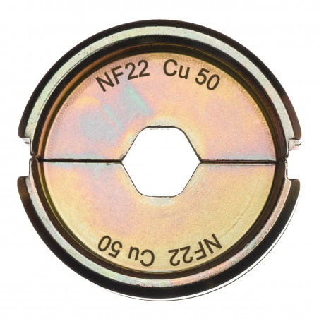 NF22 CU 50 - Matrice de sertissage 50 mm² - Carton - Milwaukee | 4932451736