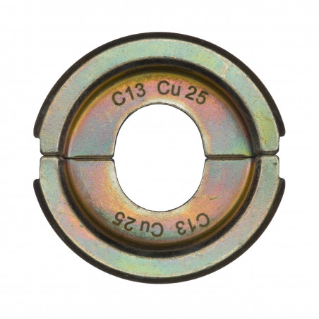 C13 CU 25 - Matrice de sertissage 25 mm² - Carton - Milwaukee | 4932459526