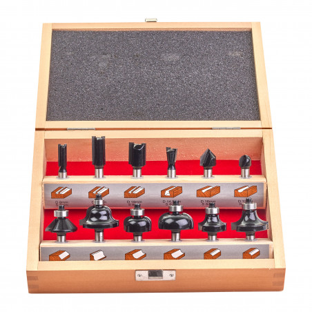 SET 12 MÈCHES POUR AFFLEUREUSE M18FTR8 - Coffret - Milwaukee | 4932451668