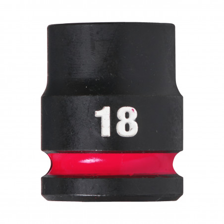 DOUILLE SHOCKWAVE 1/2 HEX COURTE 18 MM - Clip brochable - Milwaukee | 4932480312