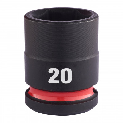 DOUILLE SHOCKWAVE 1/2 HEX COURTE 20 MM - Clip brochable - Milwaukee | 4932480314