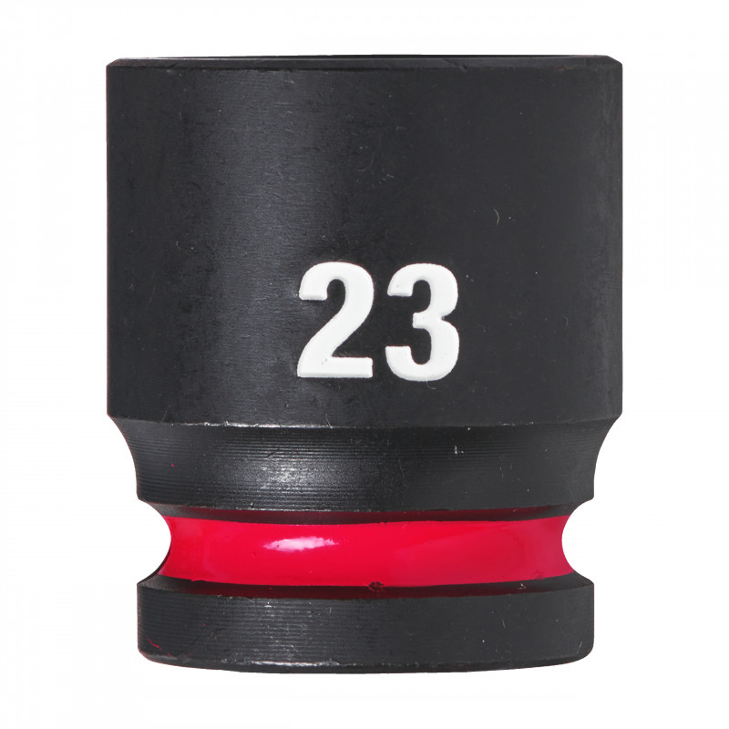 DOUILLE SHOCKWAVE 1/2 HEX COURTE 23 MM - Clip brochable - Milwaukee | 4932480317