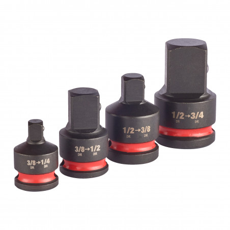 SET DE 4 ADAPTATEURS SHOCKWAVE - Blister - Milwaukee | 4932480356