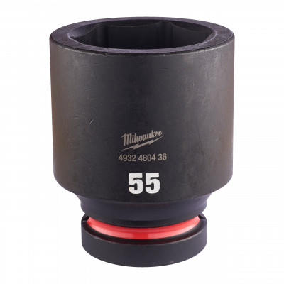 DOUILLE SHOCKWAVE 1" HEX LONGUE 55 MM - Sachet plastique - Milwaukee | 4932480436