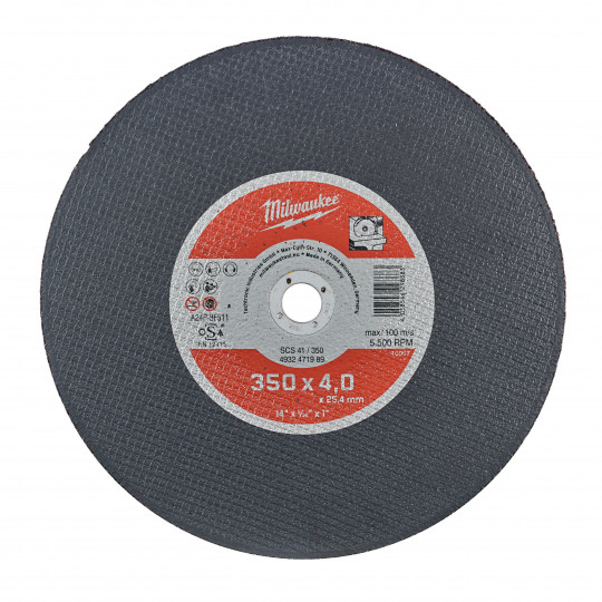 DISQUES A TRONÇONNER 350MM X4MM PRO (X1) - carton