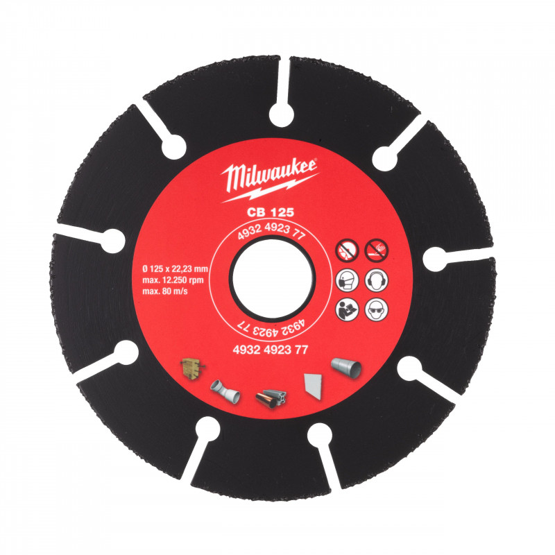 DISQUE CARBURE 125MM-1PC - Carton - Milwaukee | 4932492377