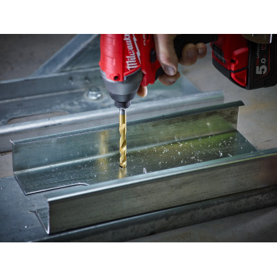 FORET METAL HSSG SHOCKWAVE 4.8MM (X1) - Blister - Milwaukee | 48894711