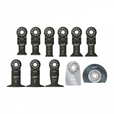 SET DE 11 LAMES DE MULTI TOOLS - Blister - Milwaukee | 48906090