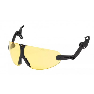 Lunettes de sécurité intégrées au casque de sécurité 3M™, verre jaune, V9A | 7100092588