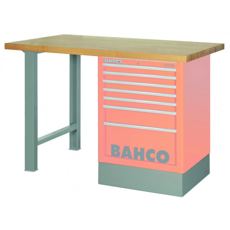 Kit plateau en bois à usage intensif pour convertir les servantes 1475K en établis - Bahco | 1495KWB15TW