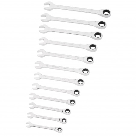 CLÉS MIXTES À CLIQUET - 12 PCS - STANLEY | STMT82847-0