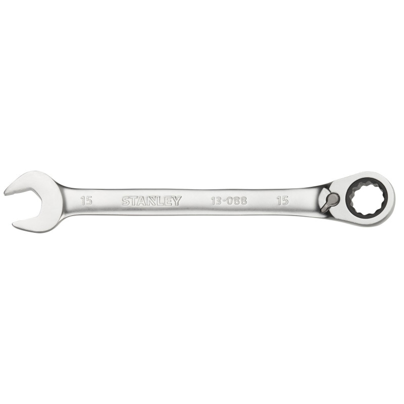 CLE MIXTE A CLIQUET REVERSIBLE 15 MM ANTI-SLIP FATMAX - STANLEY | FMMT13088-0