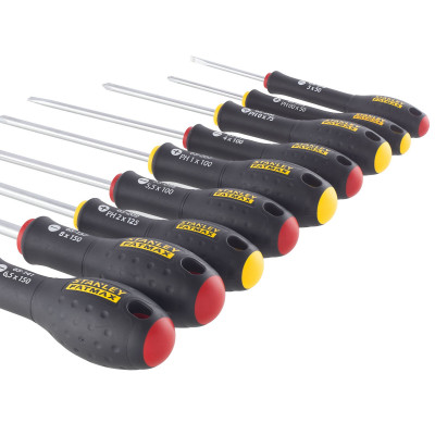 TOURNEVIS ELECTRICIEN + MECANICIEN + PHILLIPS + TESTEUR- JEU DE 10PCS FATMAX - STANLEY | FMHT65439-0