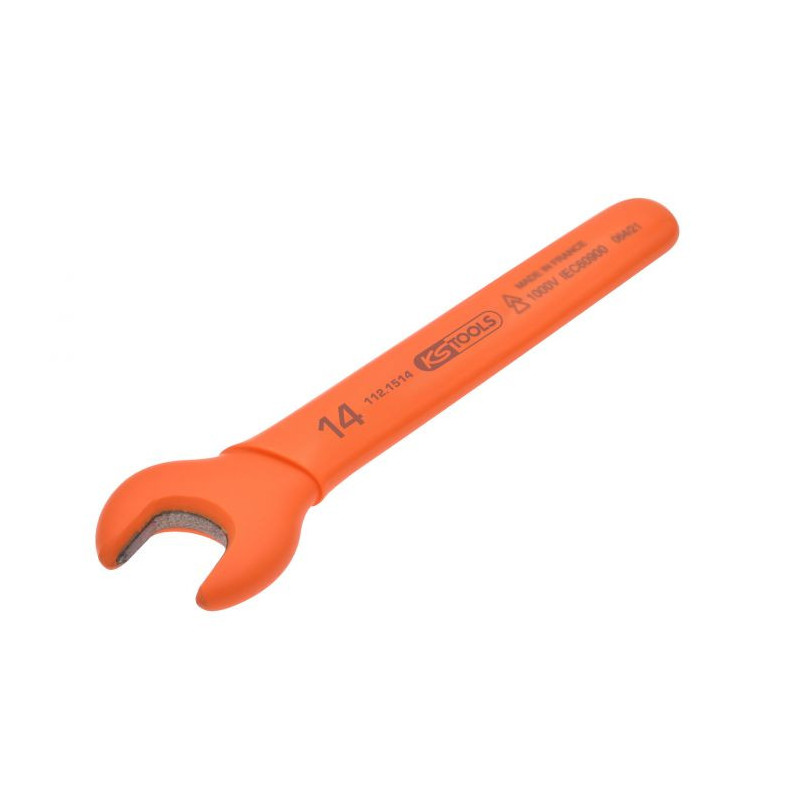 Clé à fourche plate isolée 1000V, Ø12 mm - KSTools | 112.1512