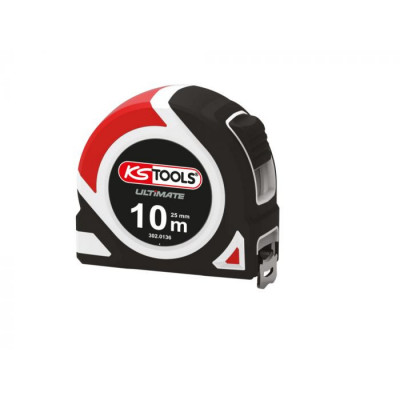 Mètre à ruban Bi-matière ULTIMATE, 10x25mm - KSTools | 302.0136
