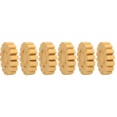 Gommes de nettoyage avec lamelles Ø 100 x 24 mm, pack de 6 - KSTools | 515.1366