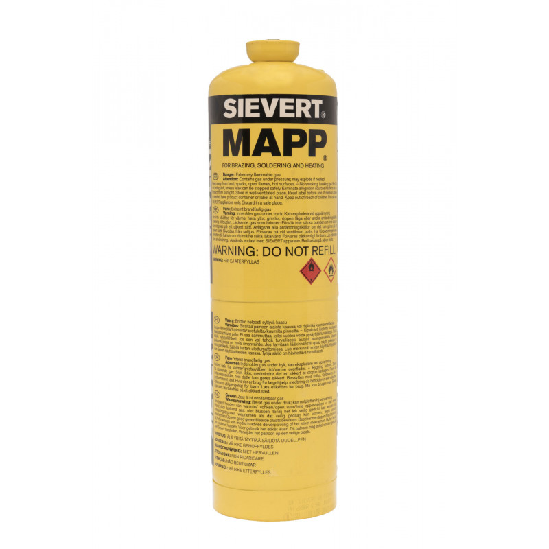 Cartouche mappgas 2400° 640ml eu (x12) - SIEVERT | SI222183