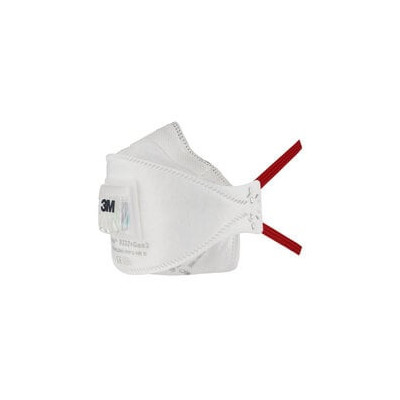 Masque antipoussière  Aura , FFP3, avec valve, série 9332+Gen3 - 3M | 7100134314