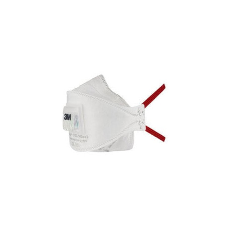 Masque antipoussière  Aura , FFP3, avec valve, série 9332+Gen3 - 3M | 7100134314