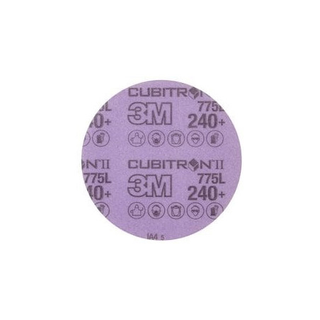 Disque film Cubitron II Hookit 775L, 125 mm, 240+, Plein - 3M | 7100145403