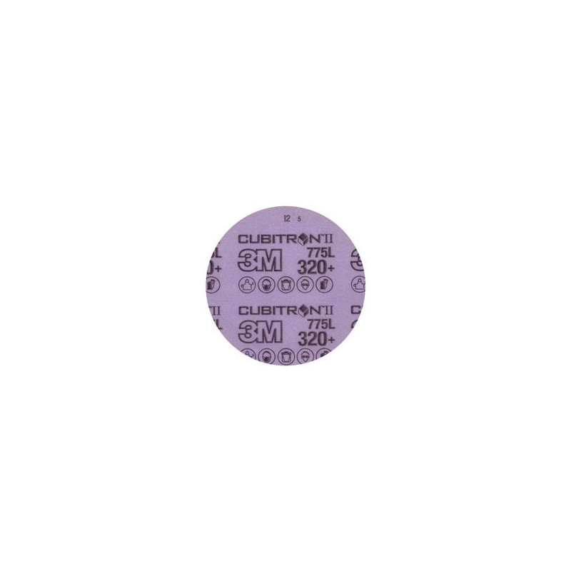 Disque film Cubitron II Hookit 775L, 125 mm, 320+, Plein - 3M | 7100145405