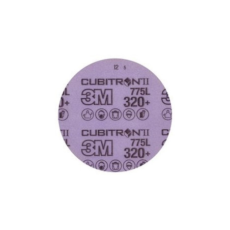 Disque film Cubitron II Hookit 775L, 125 mm, 320+, Plein - 3M | 7100145405