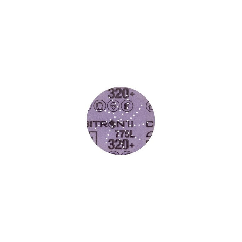 Disque film ponçage propre Cubitron II Hookit 775L, 75 mm, 320+, Multitrou - 3M | 7100145433