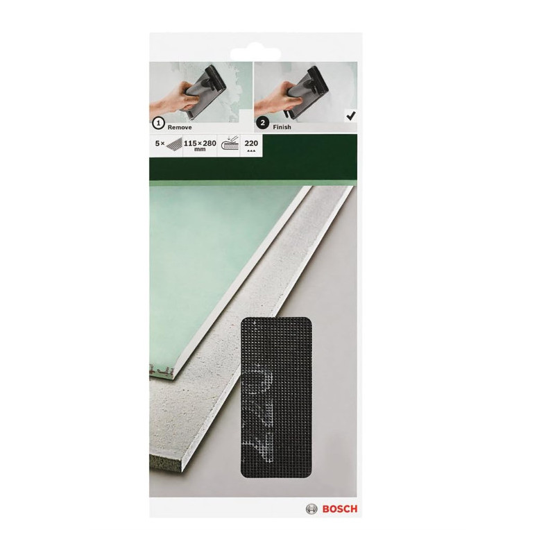 ABRASIFS PLATRE ET ENDUITS 115x280/G220 Bosch Professional | 2609256358