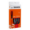 Jeu de tournevis ERGO™ isolés VDE pour vis à fente et Pozidriv avec manche tri-matière - 5 pcs Bahco | BE-9882S