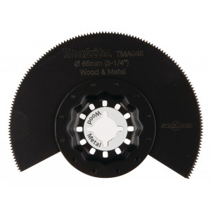 Lame segment Bois/Métal. Moyeu déporté Ø 85mm, Type TMA045 Makita | B-64799