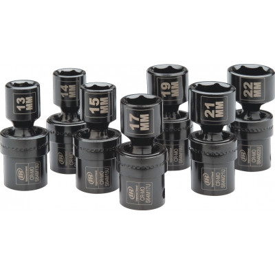 Jeu de Douilles 1/2" (7 pieces: 13, 14, 15, 17, 19, 20 mm) SK4M7UN Ingersoll Rand | SK4M7UN
