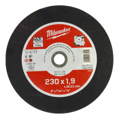 DISQUE A TRONCONNER PRO+ 230MM EPAISSEUR 1,9 MM CONTRACTOR 1PC - Milwaukee | 4932451480