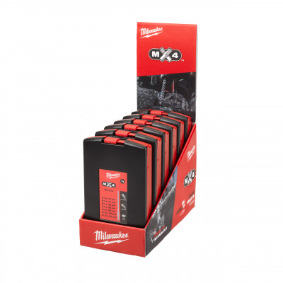 PRESENTOIR DE 6 COFFRETS 7 FORET SDS PLUS MX4  - Milwaukee | 4932478673