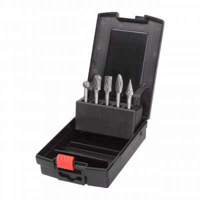 COFFRET FRAISE CARBURE 12,7MM (6 PCS) - Blister - Milwaukee | 4932493576