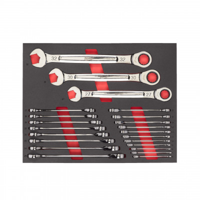 MODULE SERVANTE CLES À CLIQUETS MAXBITE 22 PCS - Blister - Milwaukee | 4932493248