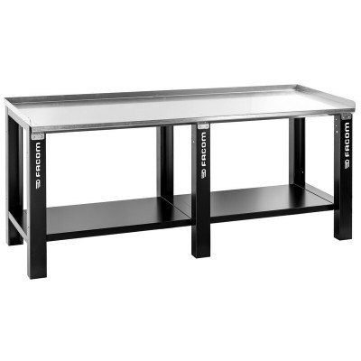 ETABLI D'ATELIER PLATEAU GALVANISÉ 2M FACOM | WB2.2000GSPF