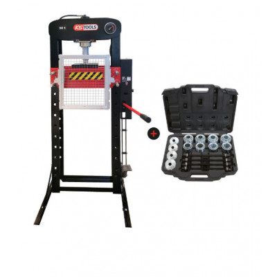 LOT D'UNE PRESSE 30 T ET D'UN COFFRET POUR LE (DE)MONTAGE DES ROULEMENTS KSTOOLS | 160.0114-A1
