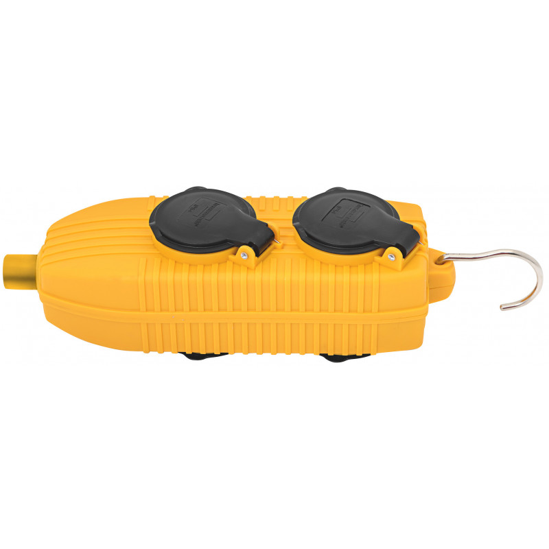 Bloc 4 prises mobile Powerblock 2P+T 16A/230V IP54 jaune - Brennenstuhl | 1081071010