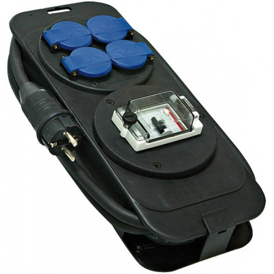 Coffret électrique mobile avec interrupteur différentiel 30mA 5m H07RN-F 3G2,5 I - Brennenstuhl | 1152301