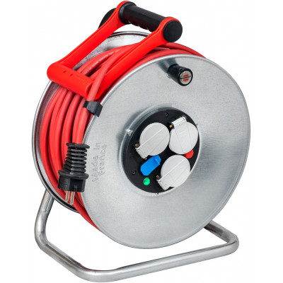 Enrouleur de câble SILVER-25 avec USB, 25m H07RN-F 3G2,5, IP44 - Brennenstuhl | 1207941600