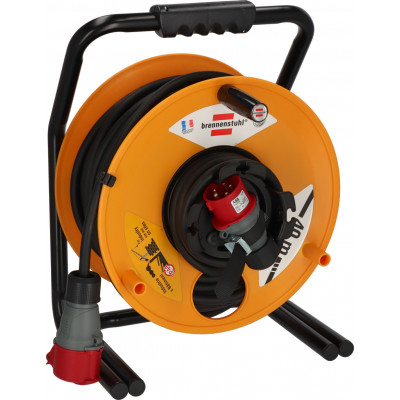 Enrouleur de câble Maxi Garant CEE 16A/415V 40m H07RN-F 5G2,5 IP44 - Brennenstuhl | 1243341