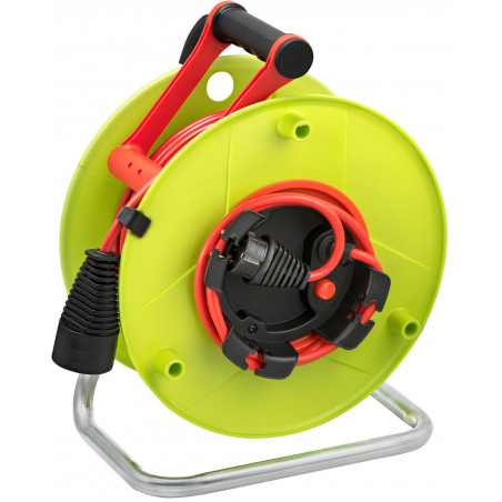 BRENNENSTUHL - Enrouleur de câble Standard ROL'UP à 4 prises 30m - H05VV-F 3G1,5 | Mister Materiaux