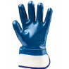 Gants EUROSTRONG 9620, coton main enduite nitrile bleu, poignet sécurité - COVERGUARD | MO9620