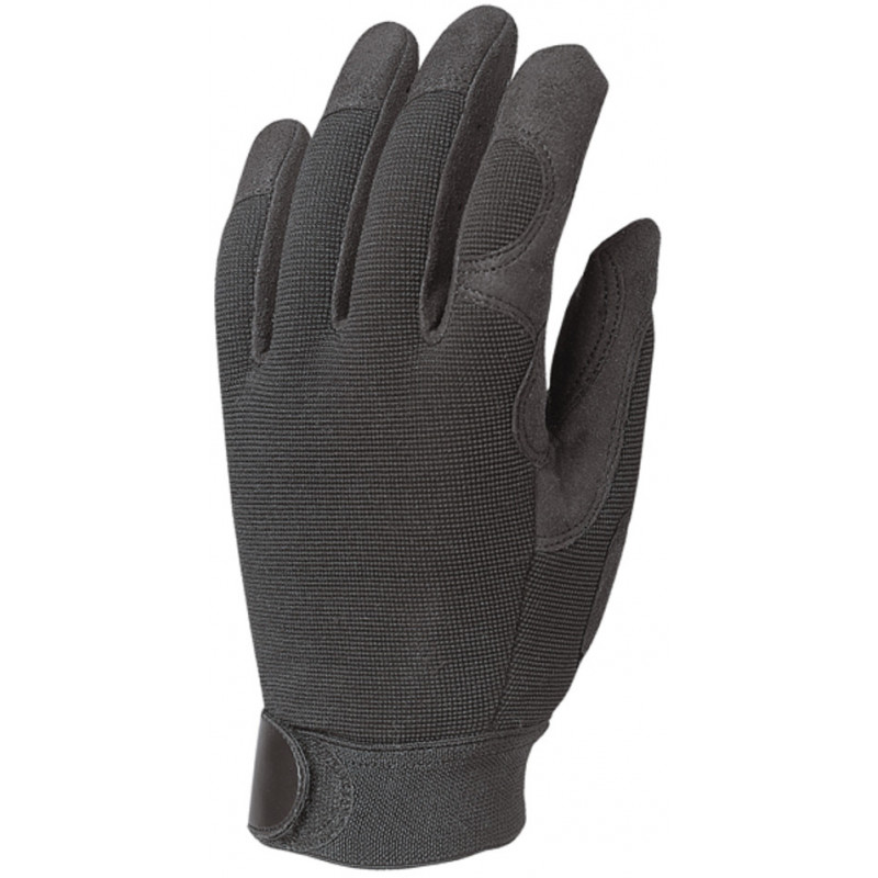 Gants EUROSTRONG 930 synthetique noir, renfort paume, velcro - COVERGUARD | MO930